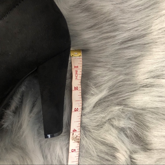 Black Over knee high heeled boots - Picture 8 of 8